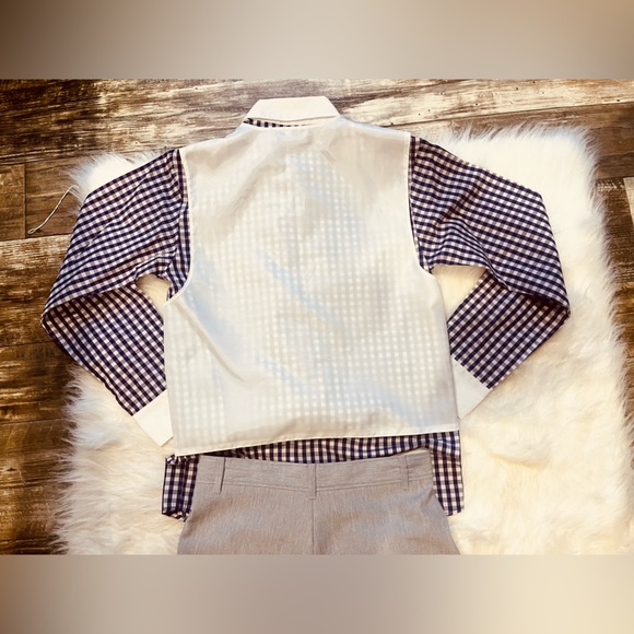 Young Kings by Steve Harvey Purple & Gray 4pc set formal wear boys size 12 NWOT - Picture 3 of 16